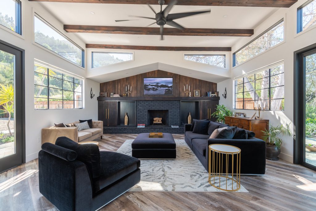 Modern farmhouse whole home remodel in Carmel Valley by Lewis Builders